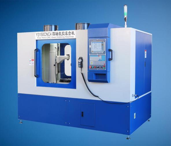 semi-automatic gear hobbing machine