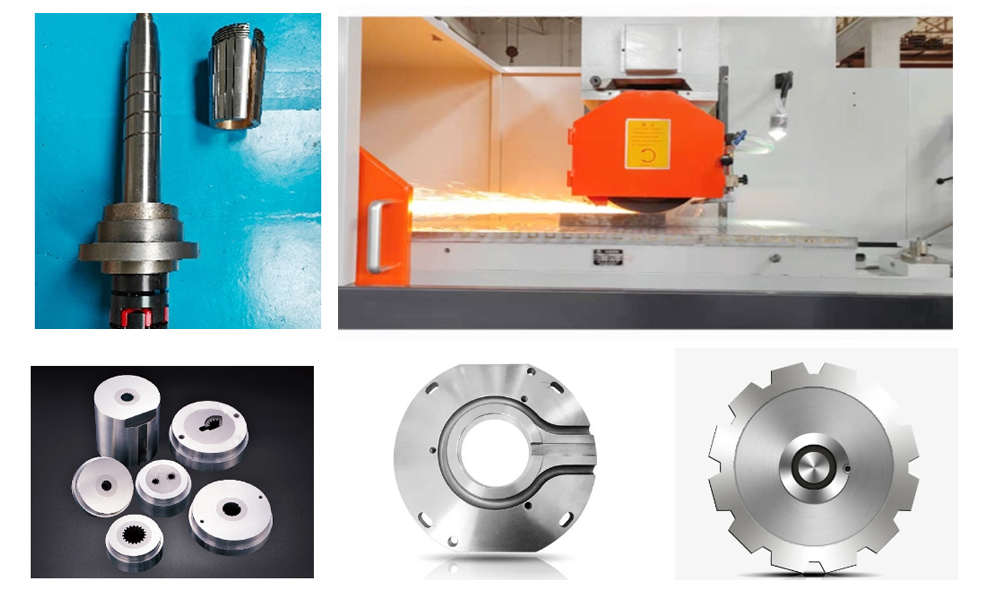 guideway workpiece, Moulds workpiece, Table size
